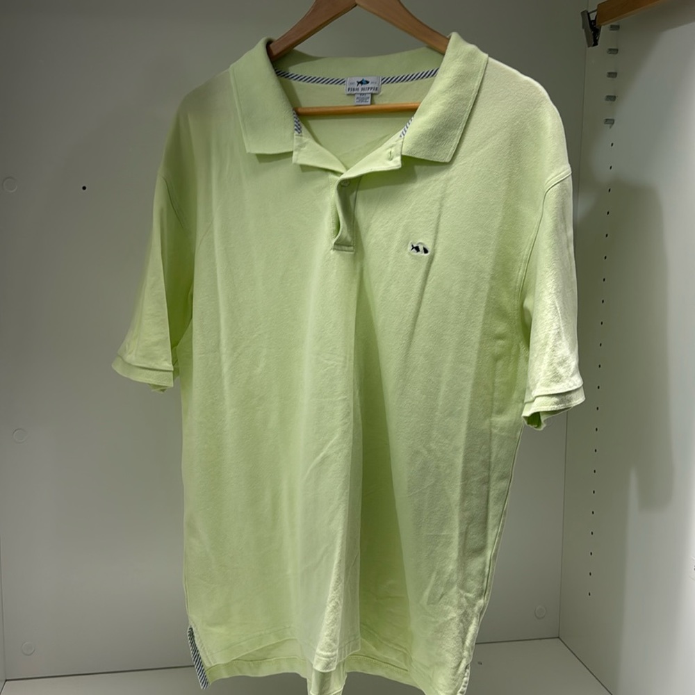 Fish hippie polo